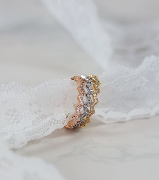 Triple Crown Stackable Ring - Sonia Danielle