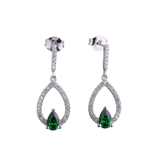 Green Pear Earrings - Sonia Danielle
