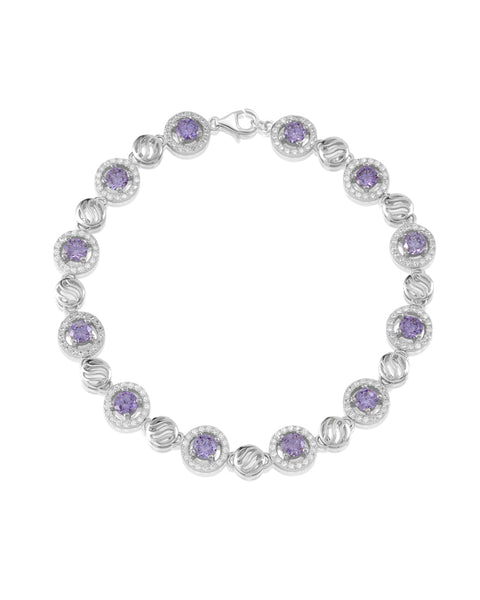 Stardust Amethyst Purple CZ Bracelet - Sonia Danielle