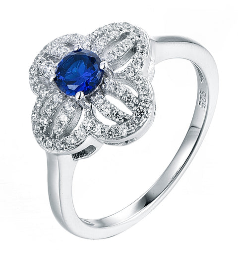 Blue Flower Ring - Sonia Danielle