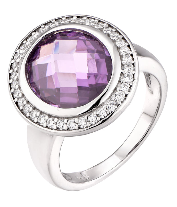 Double Facet Halo Ring - Sonia Danielle