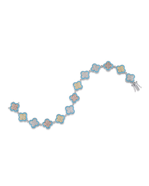 Turquoise Clover Bracelet - Sonia Danielle