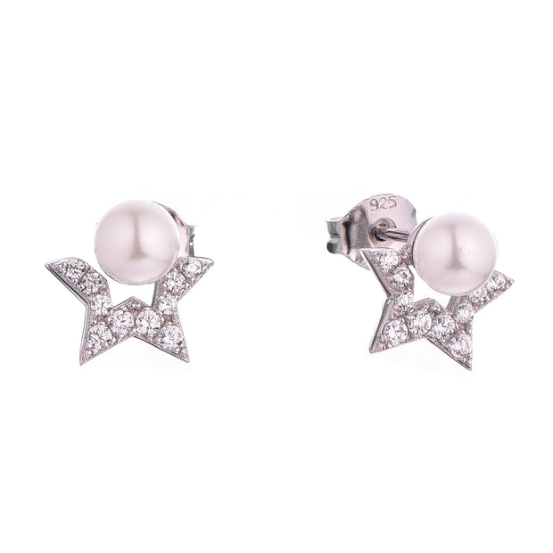 Star Pearl Earrings - Sonia Danielle