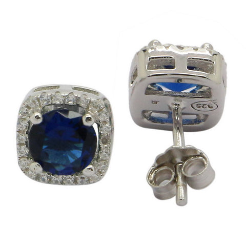 Cobalt Blue Sterling Silver Earrings - Sonia Danielle