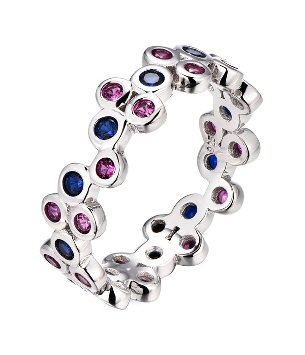 Small Bezel Multi-Colour Ring - Sonia Danielle